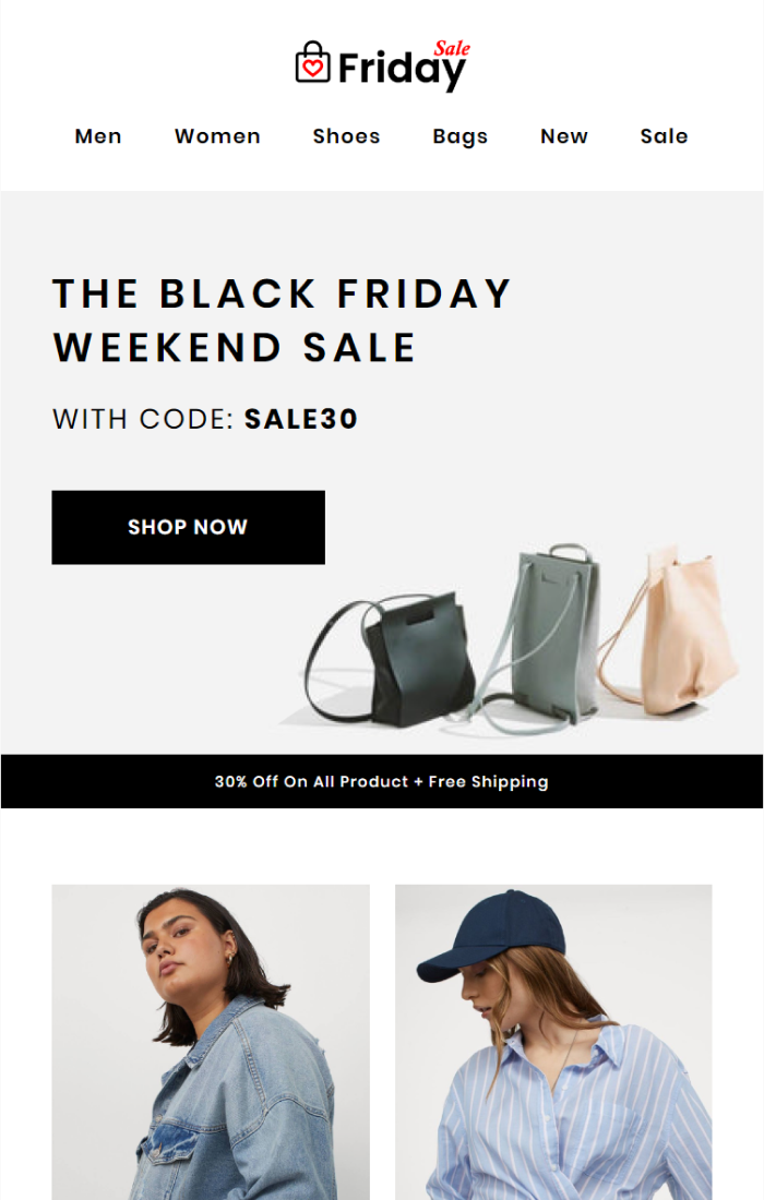 Free Black Friday Email Template