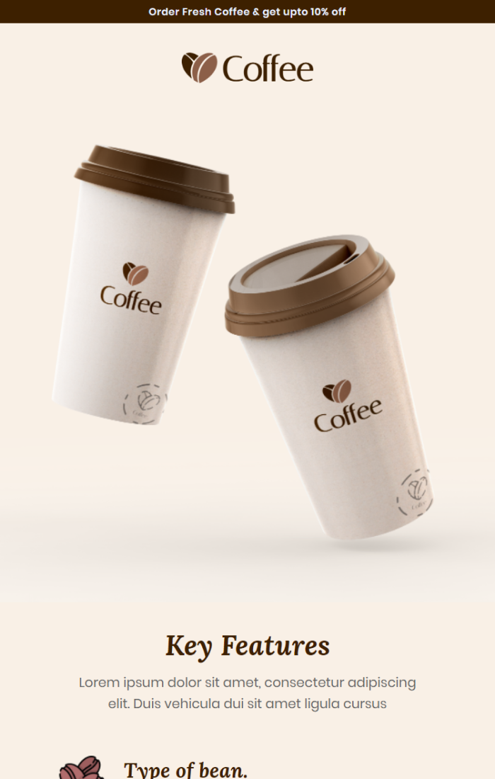 Coffee Email Template