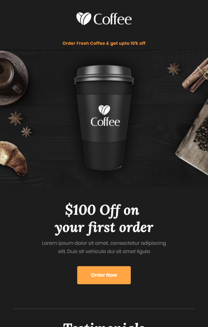 Coffee Email Template